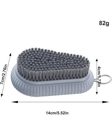 FACYNDE Needle Cleaning Brush - Stylish Fingernail Peeling Brush with Loop for Effective Nail Care - Unisex Pedicure Tool in Gray - Buy Online on SooperMarket.com