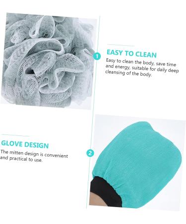 FRCOLOR 2 Sets Bath Set for Men - Body Scrub, Scrubber, Loofahs, Exfoliating Pad, Shower Gloves, Bubble Making Net - Bathroom Supplies for Clean and Refreshed Skin - Buy Online on SooperMarket.com