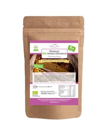 Basic bread baking mix Bio spelled germ bread for baking.From germinated spelled controlled biological cultivation certified and laboratory test content 750g for 2 to 3 breadlaibe