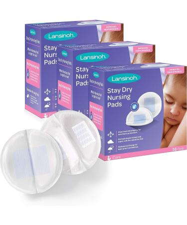 Lansinoh Ultra Soft Nursing Pads 36 Count (Pack of 3)