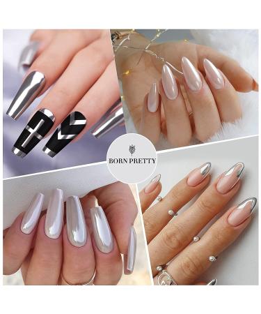 Chrome Powder Manicure Nail Art Decoration Set - BORN PRETTY Metallic Mirror Holographic Pigment - Buy Online on SooperMarket.com