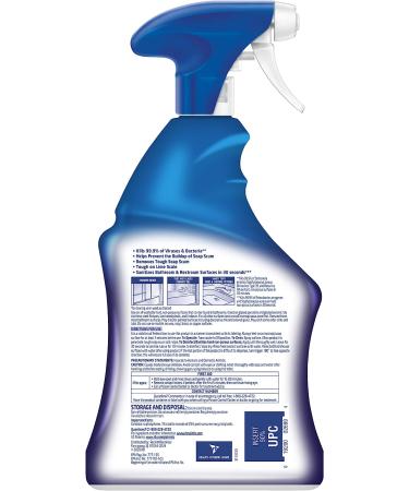Lysol Power Bathroom Cleaner Spray 28oz - Deep Cleaning Formula - Buy Online on SooperMarket.com