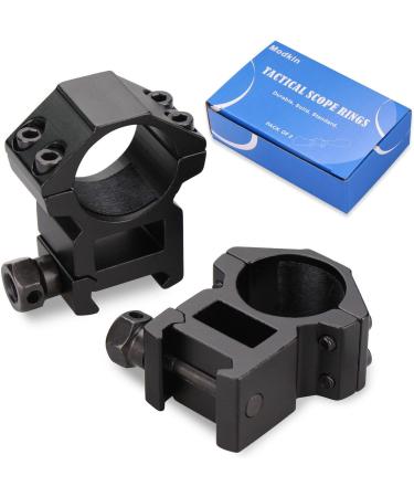 Modkin High Profile Scope Rings - 1 Inch Set of 2 | Rifle Scope Mount for Picatinny Rail - Buy Online on SooperMarket.com
