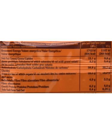 Buy Energy OatSnack - Handmade Natural Chocolate Bars 30 x 65g (1 Pack 1950g) - Ideal Healthy Snack for International Shipping - Buy Online on SooperMarket.com