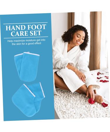 WOFASHPURET 1 Set Work Gloves Hand Warmers Gloves Paraffin Wax Covers Parrafin Wax Mitts and Booties Paraffin Wax Booties Wax Bath Foot Hand Cover Paraffin Wax Foot Cover Wax Socks - Buy Online on SooperMarket.com