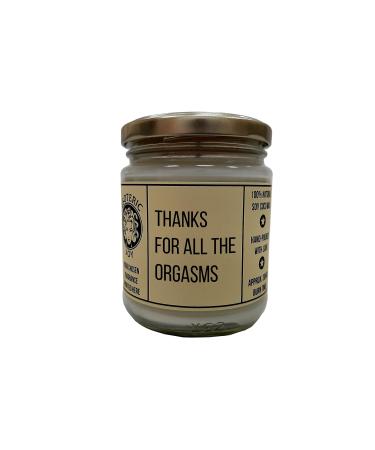 Thanks for All The Orgasms - Hand Poured Scented Candle Naughty Funny Unusual Quirky Birthday Anniversary Couples Gift for Him & Her (Chocolate Truffle & Posh Honey)