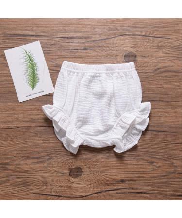 HASAKI 2Pcs Linen Bloomer Shorts for Newborn Baby Boys and Girls - Diaper Cover 18-24 Months (White+Coffee) - Buy Online on SooperMarket.com