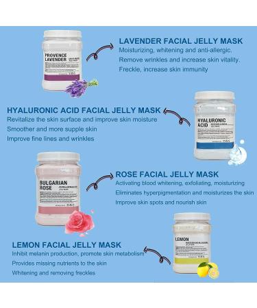 Hydrating Jelly Mask Powder | Professional Peel Off Hydrojelly Mask | Moisturizing & Brightening Formula for Wrinkles & Acne | 23 Fl Oz - Buy Online on SooperMarket.com