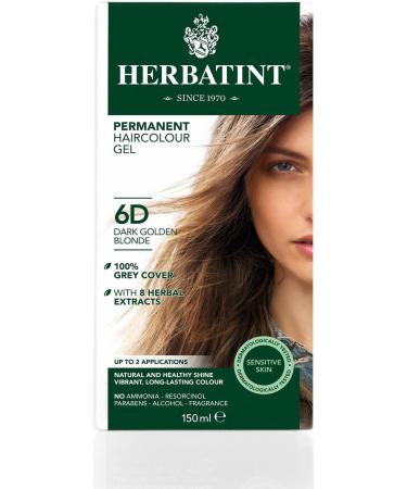 Herbatint Permanent Dye Care Of 8 Plant Extracts 150ml - 6D Dark Golden Blonde - Buy Online on SooperMarket.com