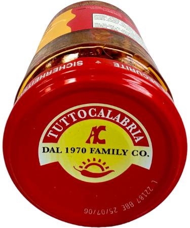 Tutto Calabria Hot Spread Sauce in Oil 285ml (9.6 Fl Oz) Crushed Chili Pepper Paste - Calabrese Spicy Red Peppers mixed with Vegetables in Olive Oil - Italian Hot Sauce - Perfect for Pasta Pizza Jelly Pesto Antipasto - Pepperoncini - Buy Online on SooperMarket.com