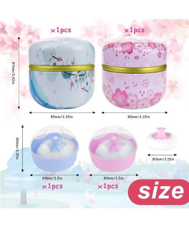 GZkedu 2 Pack Baby Powder Compact | Travel-Friendly Powder Case with Puff for Baby & Mom - Buy Online on SooperMarket.com