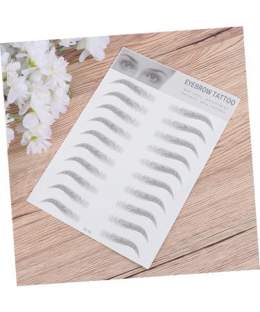 Gogogmee 2pcs 3d Stickers 3d Brow Stickers Brow Shaper Brow Tool Water Proof Template 6d - Buy Online on SooperMarket.com