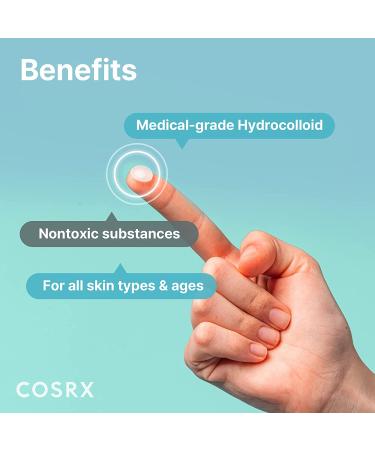COSRX Acne Pimple Patch - 120 Count (Pack of 5) - Hydrocolloid Spot Stickers for Face and Body - Blemish and Zit Cover - Buy Online on SooperMarket.com