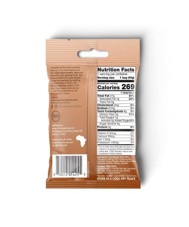 Macadamia Dipped Nuts Chocolate 12 x 1.41oz - Keto Vegan Paleo Gluten-Free Sugar-Free - Buy Online on SooperMarket.com
