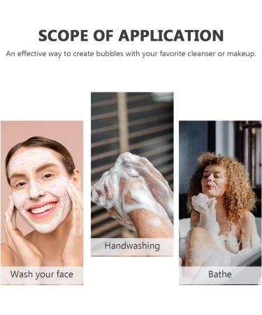 minkissy Face Foam Maker Face Wash Foamer Foam Maker Marshmallow Whip Maker Skin Care Deep Skincare Cleaner Tools for Travel Household Purple - Buy Online on SooperMarket.com