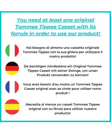 Buy My Happy Nappy Refills - Compatible with Tamee Tipee Simplee Sangenic Twist & Click - Super X8 with 7-Layer Anti-Odor Treatment - Buy Online on SooperMarket.com