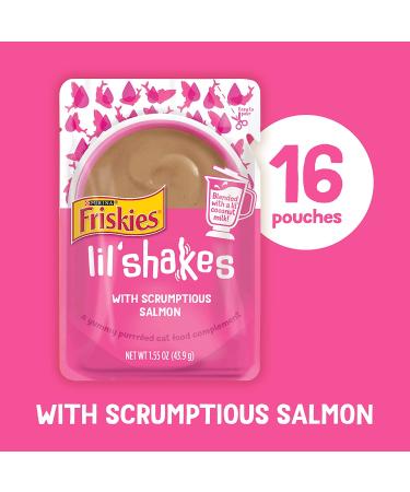 Friskies Cat Treats 1.55 oz Pouches Salmon (16 Pack) - Tasty Treats for Your Feline Friend - Buy Online on SooperMarket.com