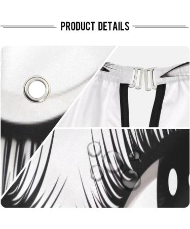 Kigai Cute Eyes Barber Cape - Waterproof Hair Cutting Cape for Men & Women | Professional Hairdressing with Adjustable Snap Closure - Buy Online on SooperMarket.com