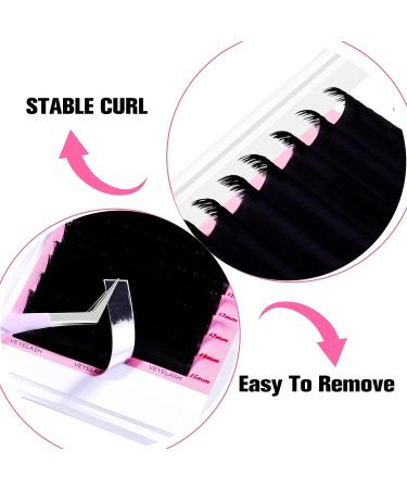 VEYES INC Cashmere Smart Fan Lash Extensions | 0.03/0.05/0.07 C/CC/D Curl | 8-20mm Mixed & Single Length | Super Matte Black Volume Lashes for Lash Techs - Buy Online on SooperMarket.com