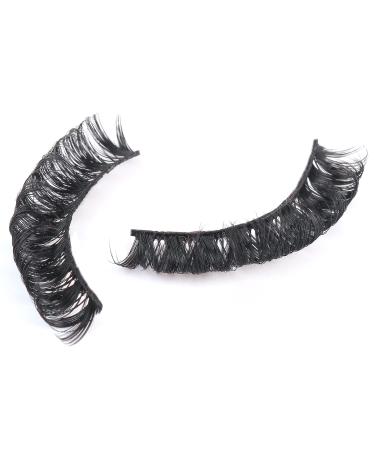 Buy HICOCU Russian Strip False Eyelashes | D DD Curl Fluffy Mink | 5 Pairs Reusable - Buy Online on SooperMarket.com
