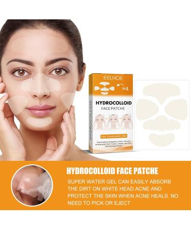 Pimple Patches for Face Hydrocolloid Surface Patches for Forehead Nose Chin and Cheeks Large Acne Treatment Patches for Pimple Extraction and Clean Pores Hydrocolloid Acne Patches for Acne Skin - Buy Online on SooperMarket.com