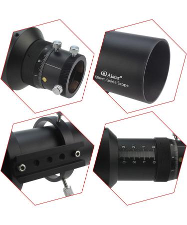 Alstar 60mm Deluxe Finder & Guidescope Kit with 1.25 Double Helical Focuser - Buy Online on SooperMarket.com