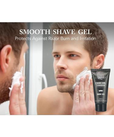 Men's Spa Gift Set for Father's Day - 10Pcs Charcoal Cedarwood Spa Kit with Jojoba Oil, Aftershave Balm, Shave Gel & More - Gift Basket for Dad - Buy Online on SooperMarket.com