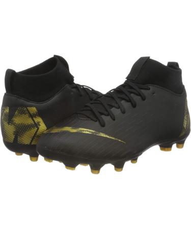 Nike Unisex Jr Superfly 6 Academy FG/MG Football Boots - 33 EU - Black with Metallic Vivid Gold - International Shipping Available - Buy Online on SooperMarket.com