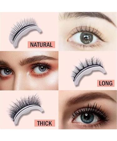 Glazy Boo Self Adhesive False Eyelashes - Reusable, Natural Look (4pcs) - Buy Online on SooperMarket.com