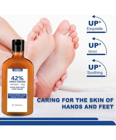 Urea 42% Foot Cream Foot Nourishing Cream For Cracked Heels And Dry Skin Deep Moisturizing Callus Remover For Dry And Hard Skin Feet And Hand Maximum Strength For Hand Foot And Body Care - Buy Online on SooperMarket.com
