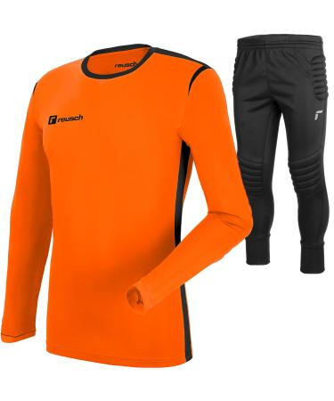 Reusch Unisex Youth Match Set Junior Goalkeeper 2301 Shocking Orange L