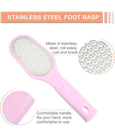 VOCOSTE Foot File Foot Rasp Stainless Steel Pedicure Scraper 8.66" Pink - Buy Online on SooperMarket.com
