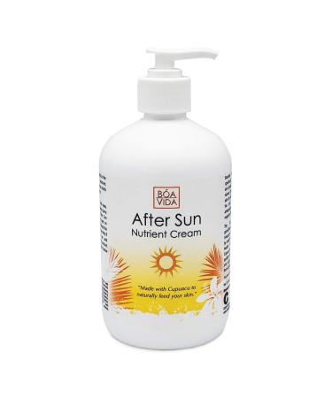BoaVida After Sun Lotion Nutrient Cream and Tan Enhancer To Help Moisturize and Soothe Dry Sun Burned Itchy Peeling and Red Skin Use To Cool Down Skin 16 Ounce by Central Solutions Inc.