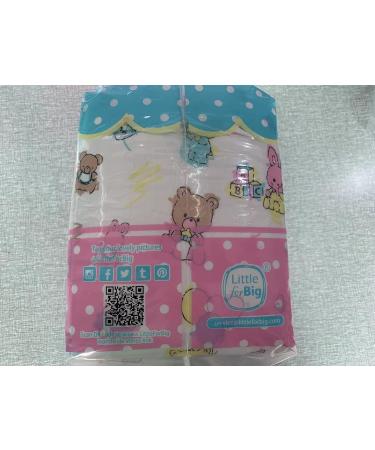 LittleForBig Printed Adult Brief Diapers - ABDL 10 Pack - Baby Cuties MM in Pink | Comfort & Quality for Adult Baby Diaper Lovers - Buy Online on SooperMarket.com