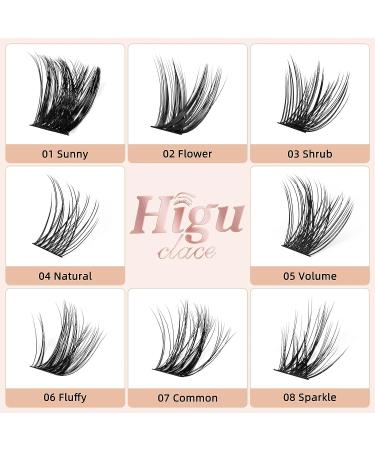 72 Pcs C Curl 8-16mm Lash Clusters DIY Eyelash Extensions - Professional Reusable Makeup for Self-application - Buy Online on SooperMarket.com