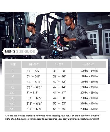 HOTSUIT Sauna Suit Men XX-Large Anti-Rip Sweat Suits for Gym Boxing Workouts - Black Jacket & Pants - Buy Online on SooperMarket.com