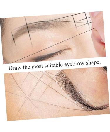 Angoily Ink Microblading Measuring Home for Thin- Mapping Disposable Brow Eyebrow Grooming Ruler - Buy Online on SooperMarket.com