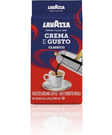 Lavazza Drip Coffee Gran Aroma 340gr & Crema E Gusto Classico Roasted Ground Coffee 8.8 Ounce (Pack of 1) - Buy Online on SooperMarket.com