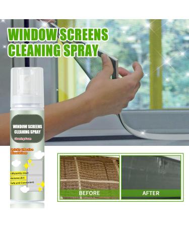 No-Removal Window Screen Foam Cleaner dust and Scale Removal Door and Window Screen Cleaner Water-Free Window Screen Cleaner Multi-Functional Household Screen Cleaning Foam - Buy Online on SooperMarket.com
