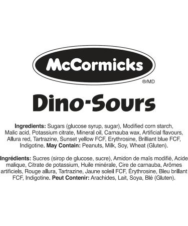 McCormicks Dino-Sours - Gummies - Bulk Candy Bag 1.8kg - Buy Online on SooperMarket.com