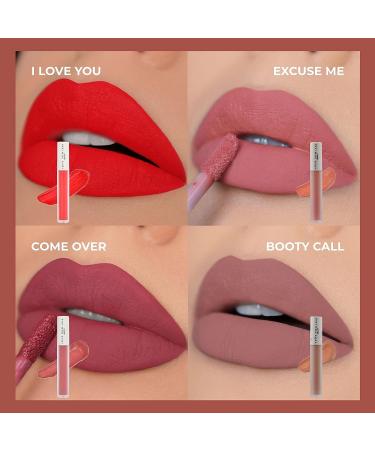 GIVE THEM LALA Hydromatte Liquid Lipstick - Satin Soft, Long Lasting, Cruelty Free Lip Makeup | I Love You - Buy Online on SooperMarket.com