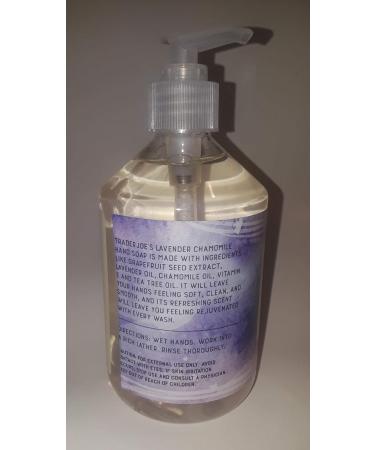 Shop Trader Joe's Lavender Chamomile Hand Soap - Soothing & Aromatic International Shipping Available - Buy Online on SooperMarket.com