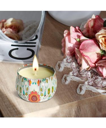 Scented Soy Wax Candle - Stress Relief Aromatherapy Gift for Women | Mother's Day, Christmas, Birthday, Valentine's | Rose Scented Candle for Home and Yoga - Buy Online on SooperMarket.com