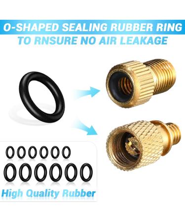 33-Piece Bicycle Valve Adapter Set - DV SV AV French Valve Adapters with Storage Box & Inflatable Hose for All Bicycle Valves | International Shipping Available - Buy Online on SooperMarket.com