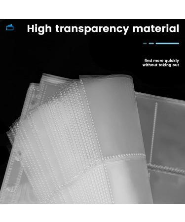 360 Pockets Binder Card Sleeves Double-Sided 9 Pocket Trading Card Pages for 3 Ring Binder  Clear Plastic Pages Sleeves for Sport Cards  Business Cards  Game Cards  Photos 20 - Buy Online on SooperMarket.com