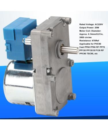 Buy Wood Pellet Motor AC220V - Durable Screw Feed Motor for Furnaces | 200kg.cm Torque - Buy Online on SooperMarket.com