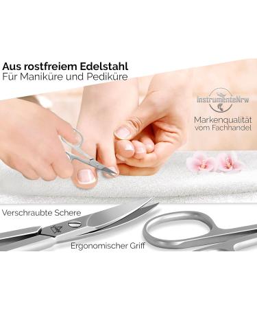 Extra Sharp Stainless Steel Nail & Skin Scissors for Men & Women | Rustproof Manicure & Pedicure Tools - Buy Online on SooperMarket.com