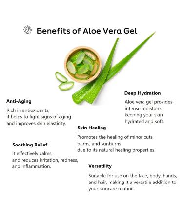 WELCOS Kwailnara Aloe Vera Gel - 98% Pure Moisture Soothing Gel for Face Body Hands & Hair | California Grown Korean Skin Care (16.91 Fl oz - Buy Online on SooperMarket.com