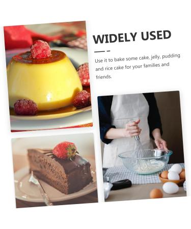 Zerodeko Tart Pans 2 pcs Cold - Fish Rice Mould Baking Aluminium Shape Cake Household Jelly Mousse Pudding Cups - Buy Online on SooperMarket.com
