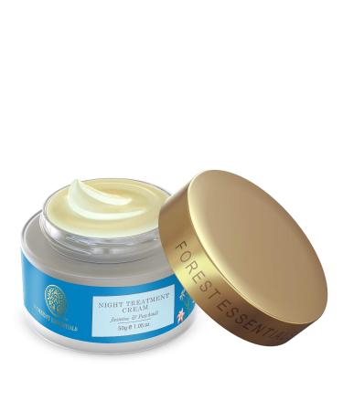 Buy Forest Essentials Night Treatment Cream Jasmine & Patchouli - 50g | Best Night Cream for Glowing Skin | International Shipping Available - Buy Online on SooperMarket.com